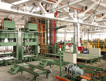 Plywood production line