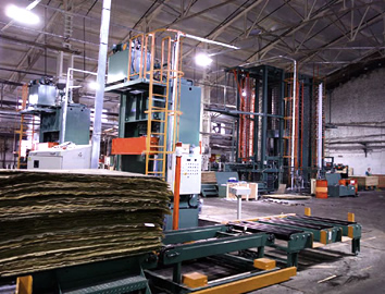 Plywood production line